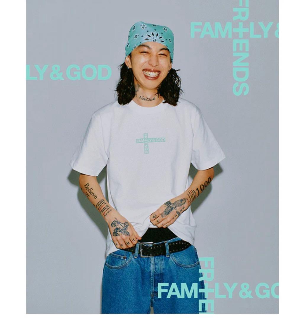 Kvi baba Tシャツ ホワイト×ブルー - メルカリ