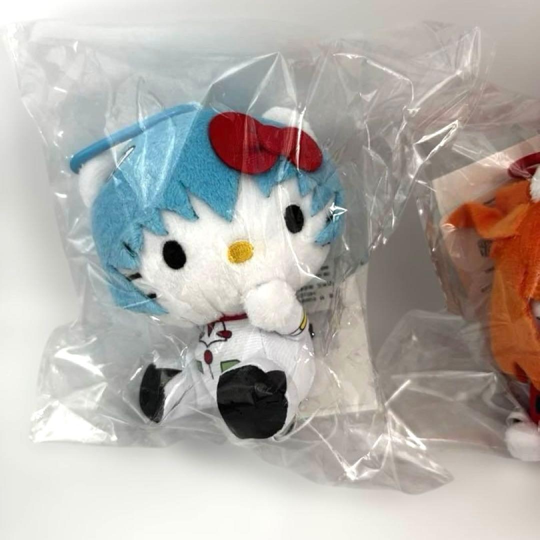 EVA x HELLO KITTY】トイキーホルダー レイ アスカ エヴァ - メルカリ