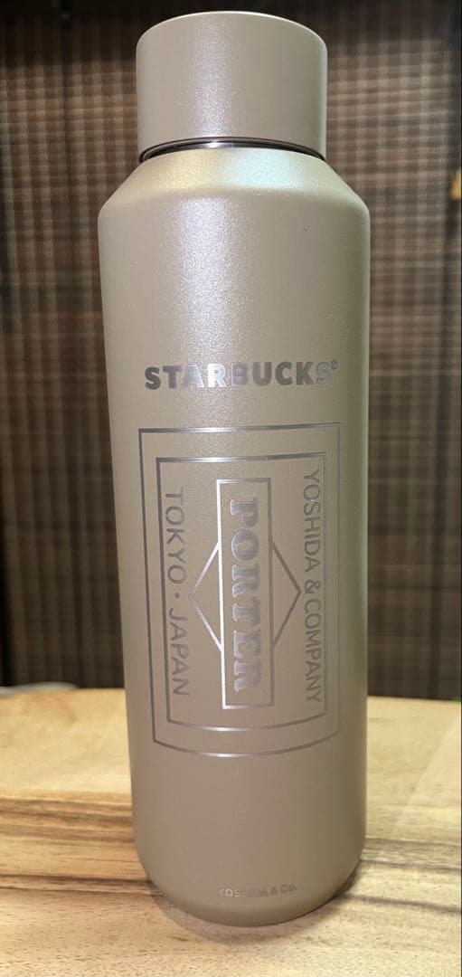 PORTER リサイクル ステンレスボトル マットラテベージュ 591ml - メルカリ