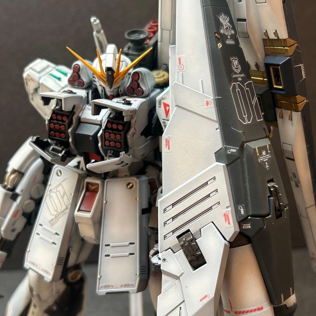RG νガンダム HWS 全塗装 完成品