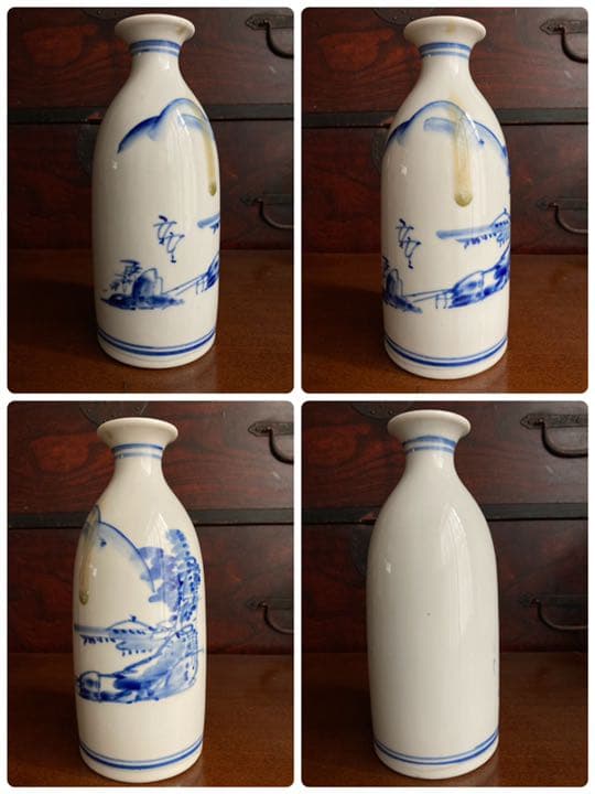 2点おまとめ】染付 徳利 酒器 花瓶 古伊万里 骨董 時代物 - メルカリ