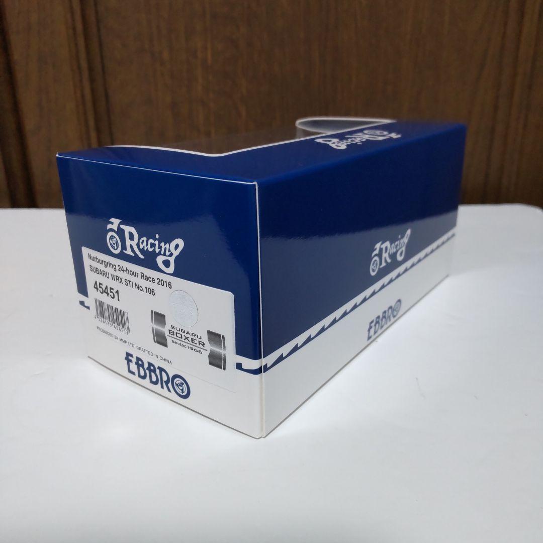 スバル WRX STi ニュルブルクリンク24時間レース 1/43 エブロ