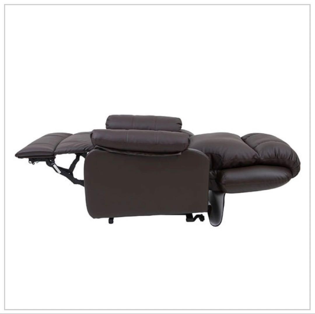 【新品】【未開封】電動ラウンジチェア SHIFFON Jr （ダークブラウン)