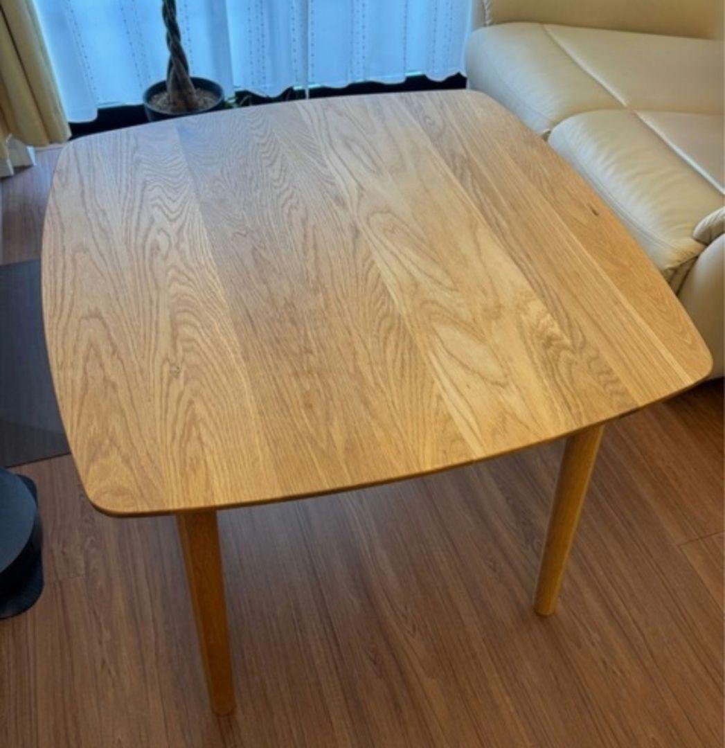 関東エリア限定】unico ウニコ ソルクダイニングテーブル 80cm - メルカリ