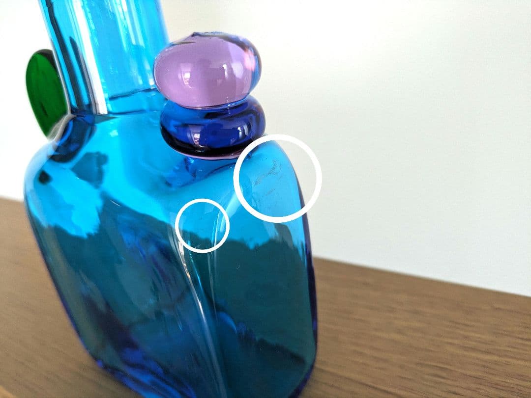 希少 N526 ブルー ポムポム pampula pompom bottle - メルカリ