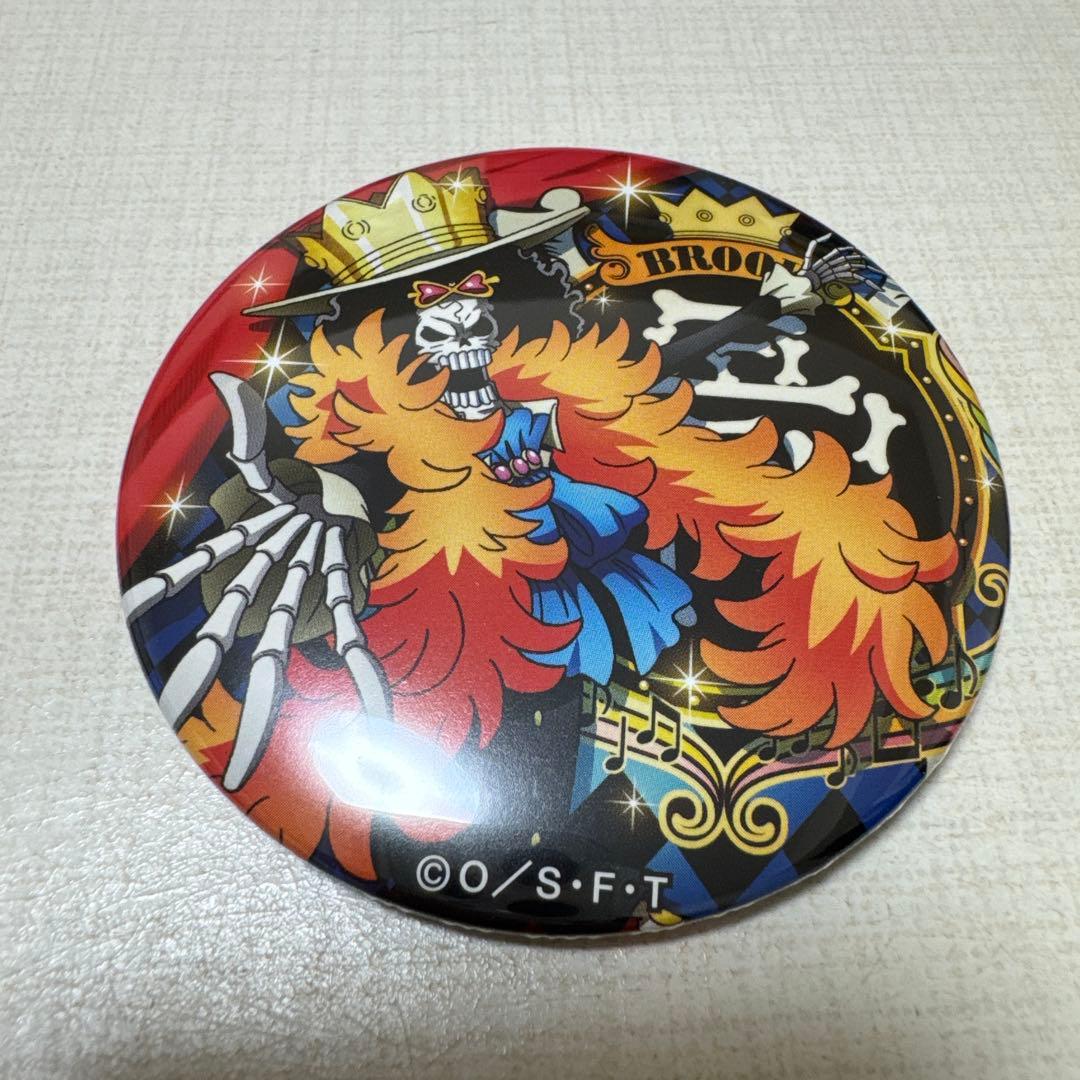 ワンピースタワートンガリ缶バッジ ブルック2種&20周年缶バッジ他