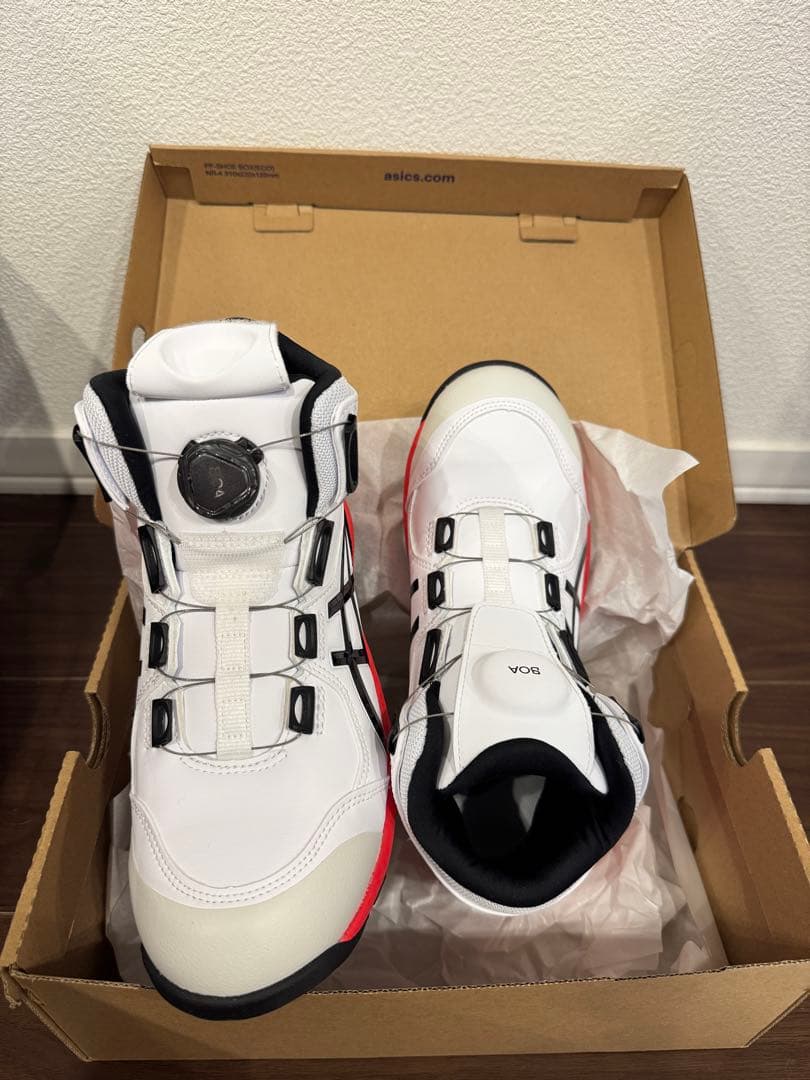 Asics ウィンジョブCP304 BOA White/Black 23.5cm