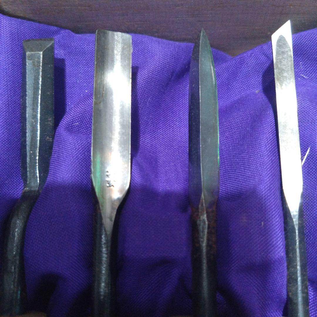 彫清　拓　 彫刻小道具　10本組　#彫刻刀　# 小道具　#突き鑿　#大工道具