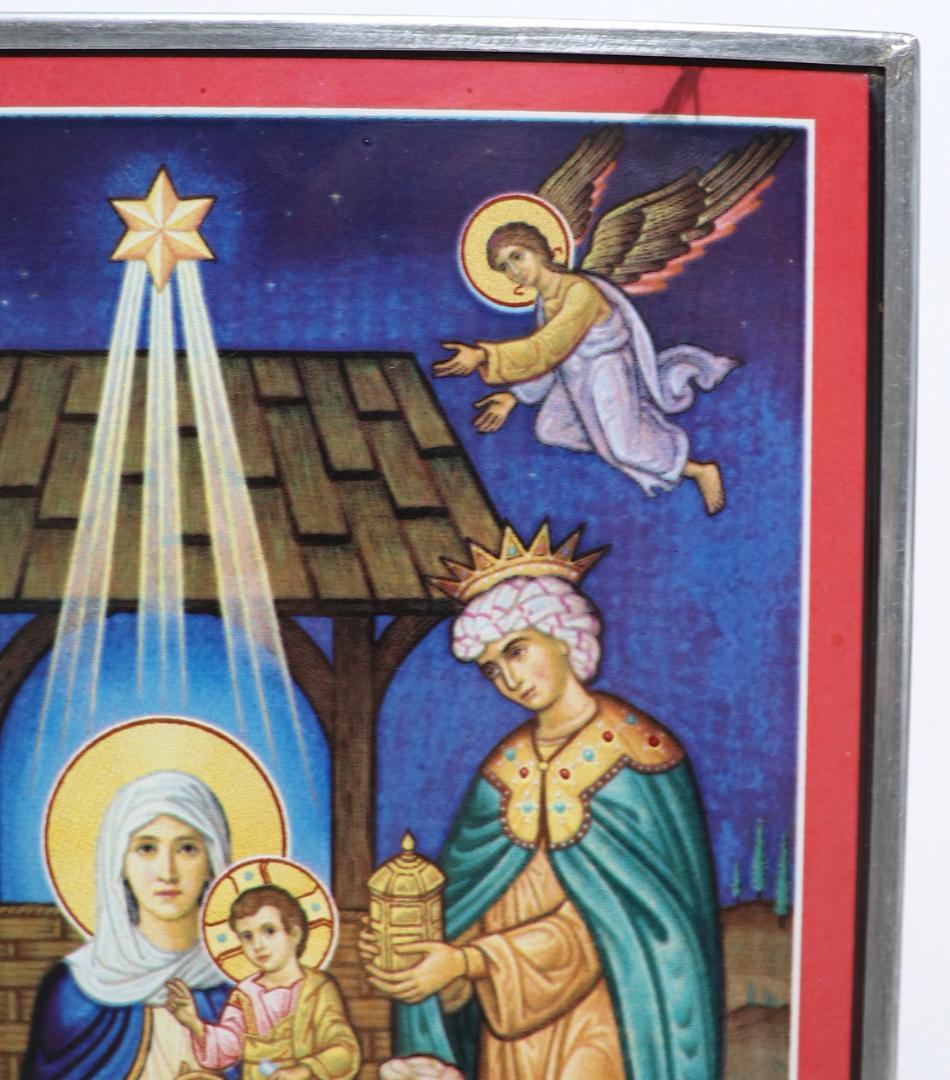 イエス キリストの降誕 ヴィンテージステンドグラス 修道院 サイモン・デイビス