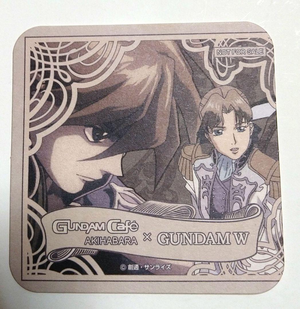 セール】ガンダム W ヒイロ プチグラス コースター ガンダムカフェ