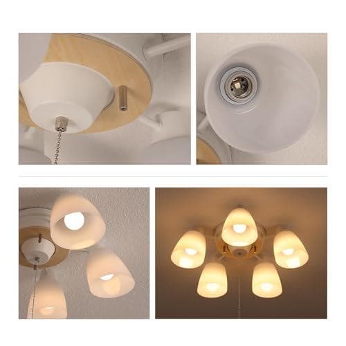 シーリングライト 5灯 シャンデリア ペンダントライ おしゃれ 北欧 LED天a