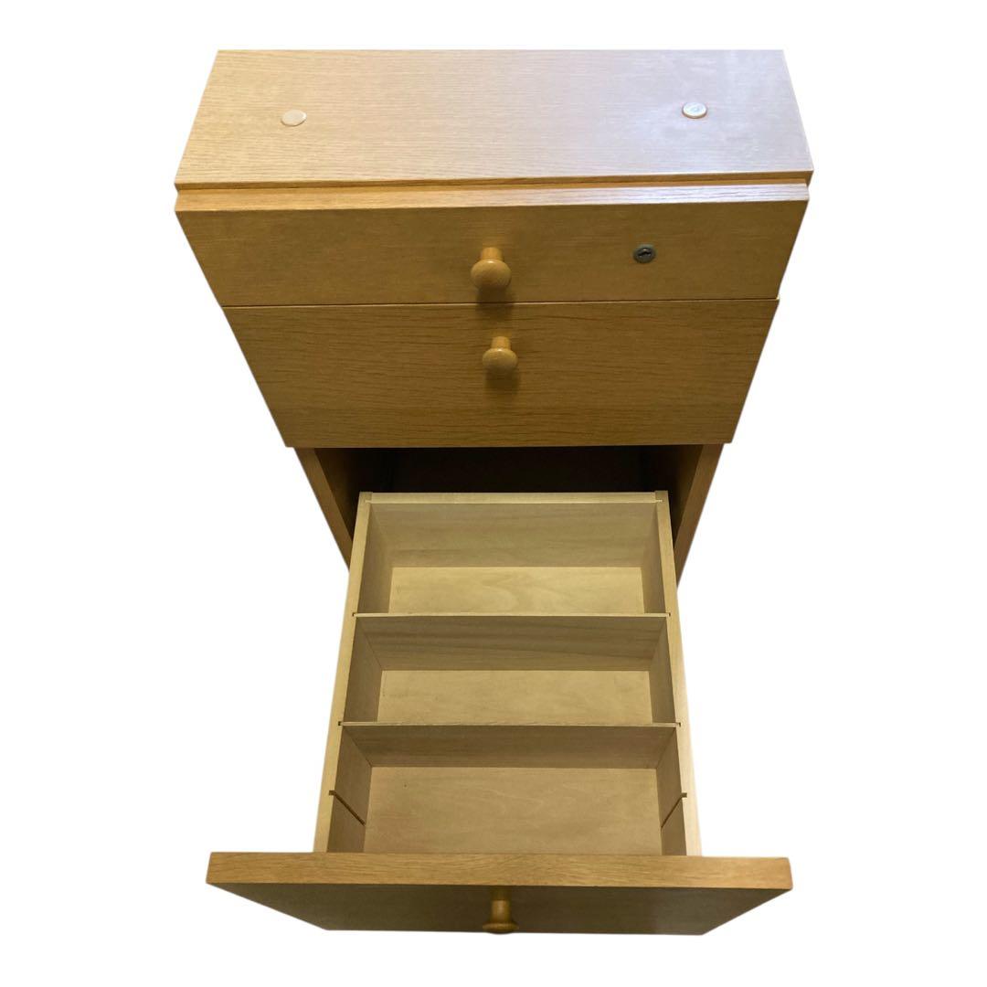 karimokuカリモク デスクワゴン3段 キャスター 幅41×高さ67×奥45