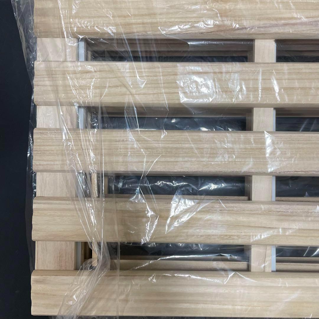 長さ210cm 四つ折りすのこベッド 長板タイプ シングル (日本製)