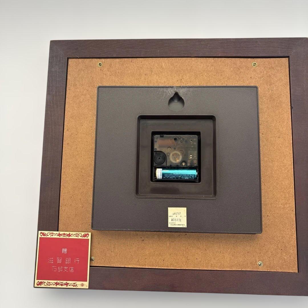 CITIZEN 掛時計 ダークブラウン 約30cm