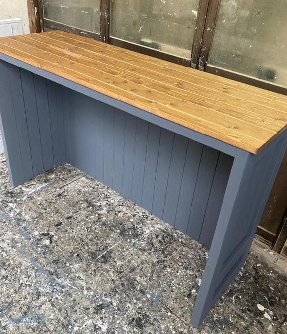 受注製作★グレー☆レジカウンターテーブル【1500】カントリー家具