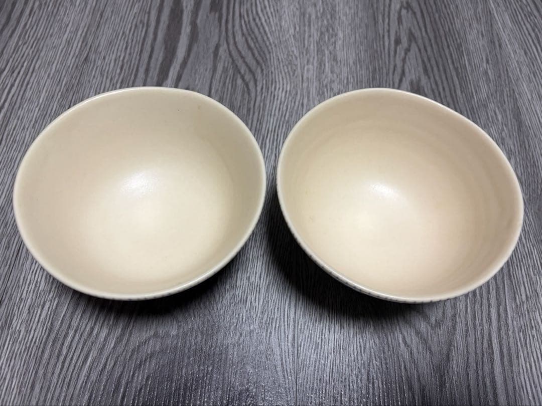 益子焼　吉村和美　線刻　茶碗