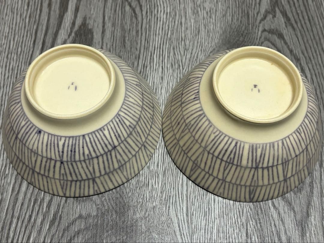 益子焼　吉村和美　線刻　茶碗