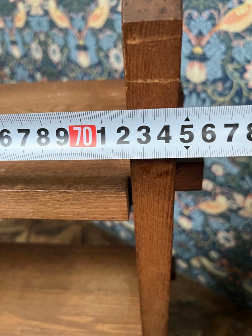 シェルフ 木製 当時物 楔棚 インテリア 棚 昭和レトロ 本棚