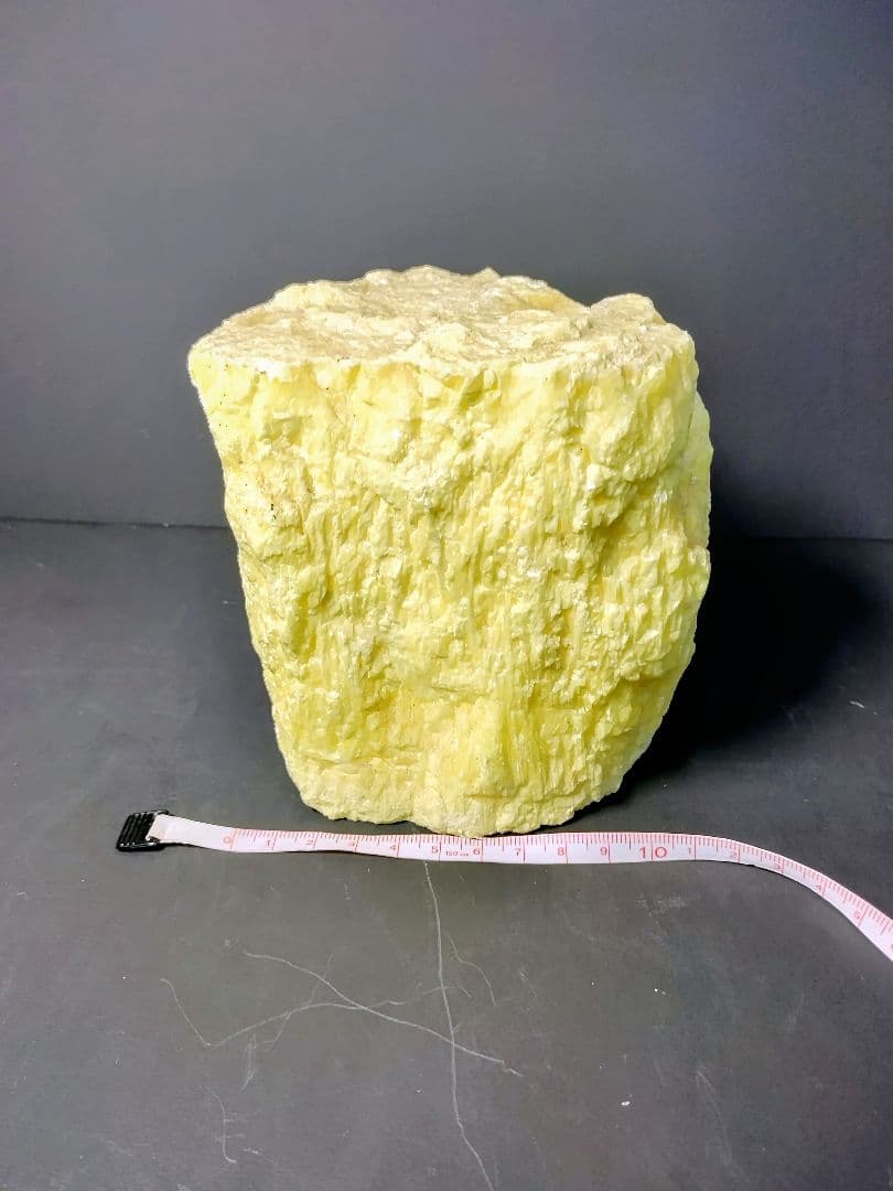 天然硫黄塊（サルファー）1544グラムの大きな置物石言葉は活力生命力勇気です!