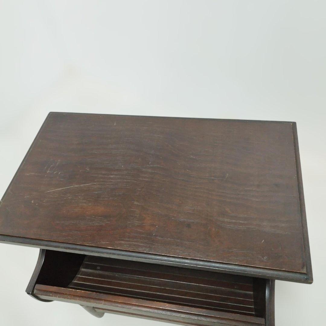 【引き取り歓迎】オールドカリモク サイドテーブル マガジンラック 花台