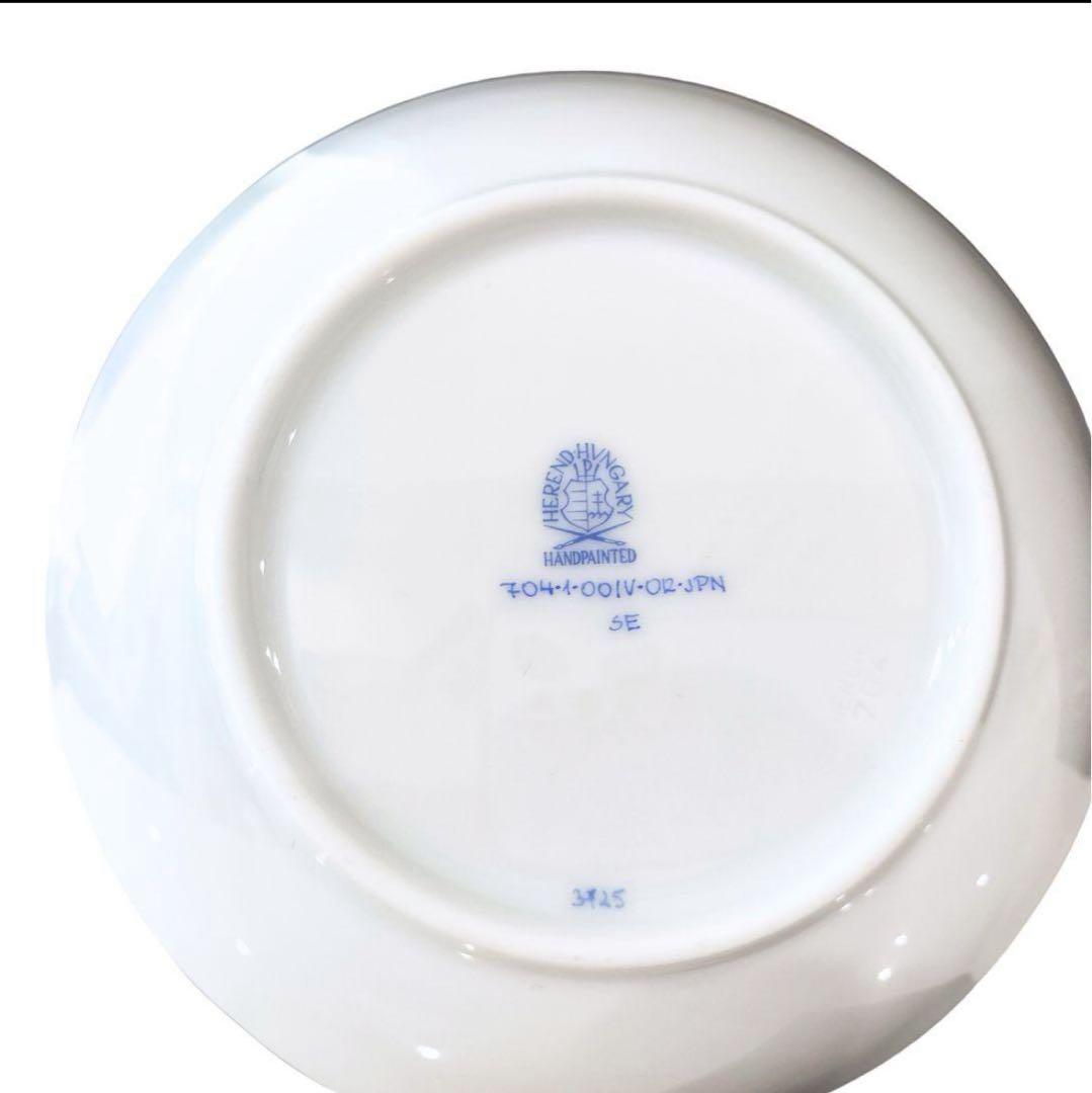 Herend ♦︎花柄皿 新品♦︎未使用 箱付きヴィクトリア・ゴールド お値下げ可