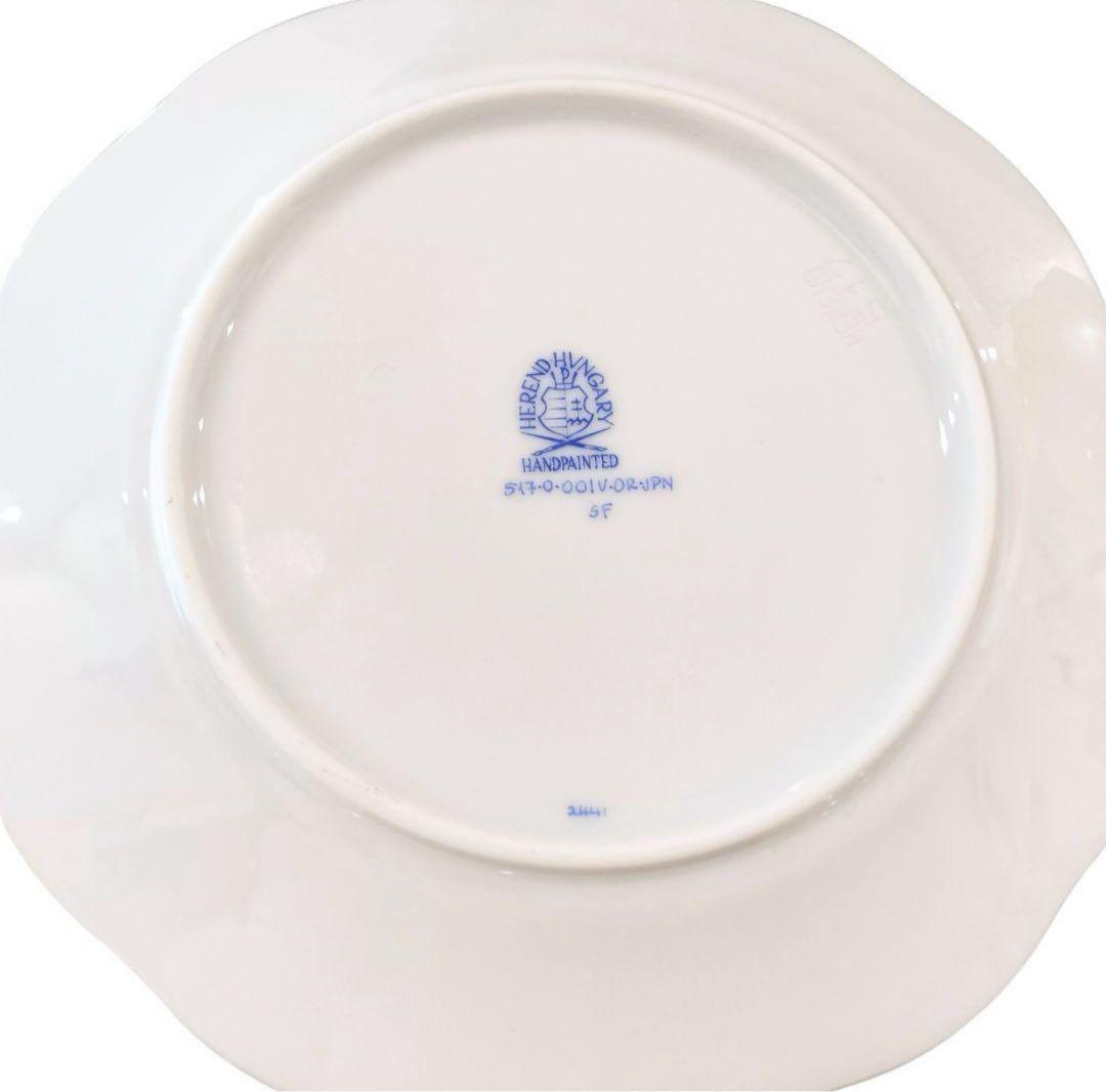 Herend ♦︎花柄皿 新品♦︎未使用 箱付きヴィクトリア・ゴールド お値下げ可