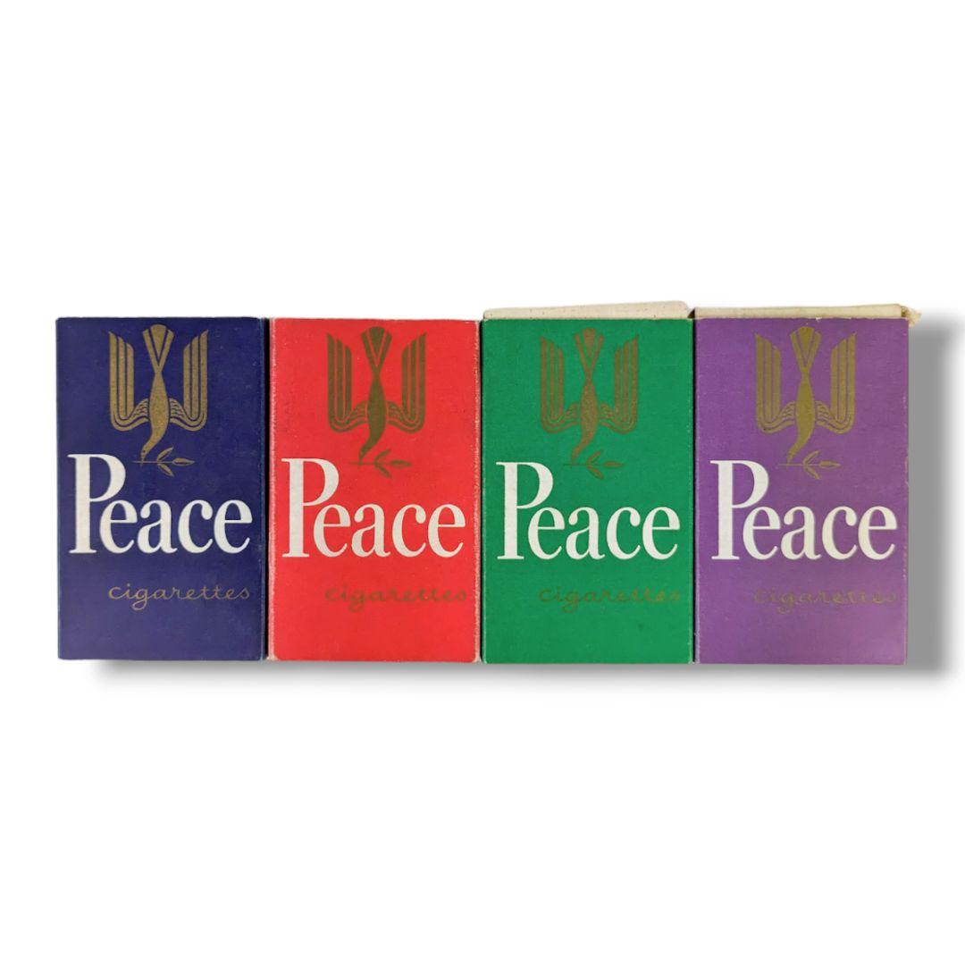 日本専売公社 Peace ピース 煙草 たばこ パッケージ 空箱 昭和レトロ