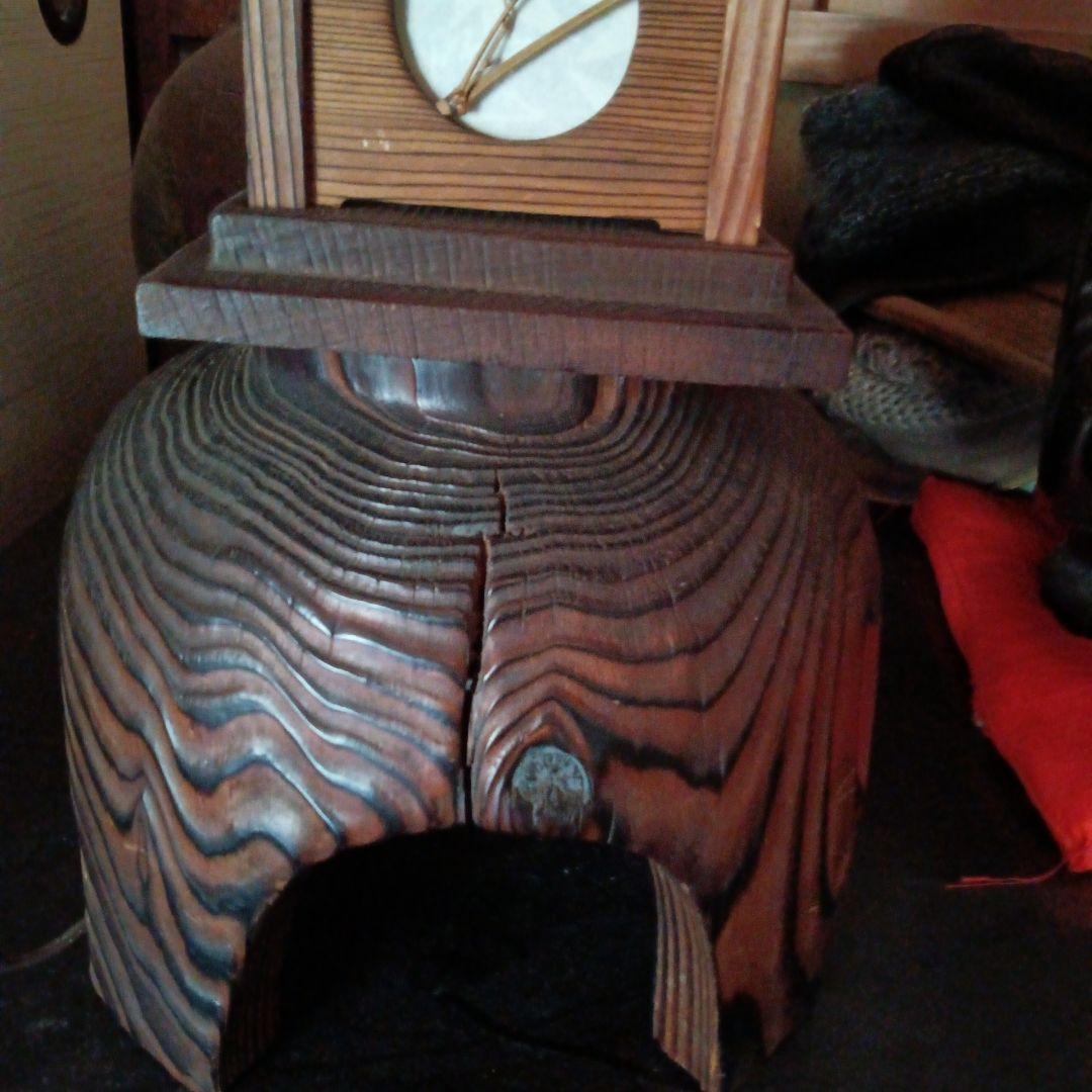 4:昭和　レトロ 焼杉 行灯　灯籠　木製