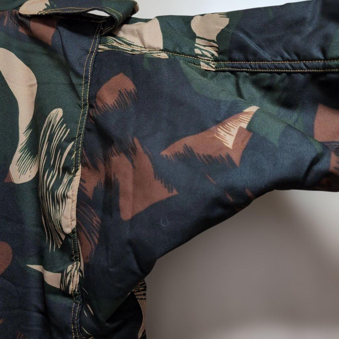 美品　インド軍ブラッシュストロークカモジャケット 防寒　Мサイズ　プルオーバー