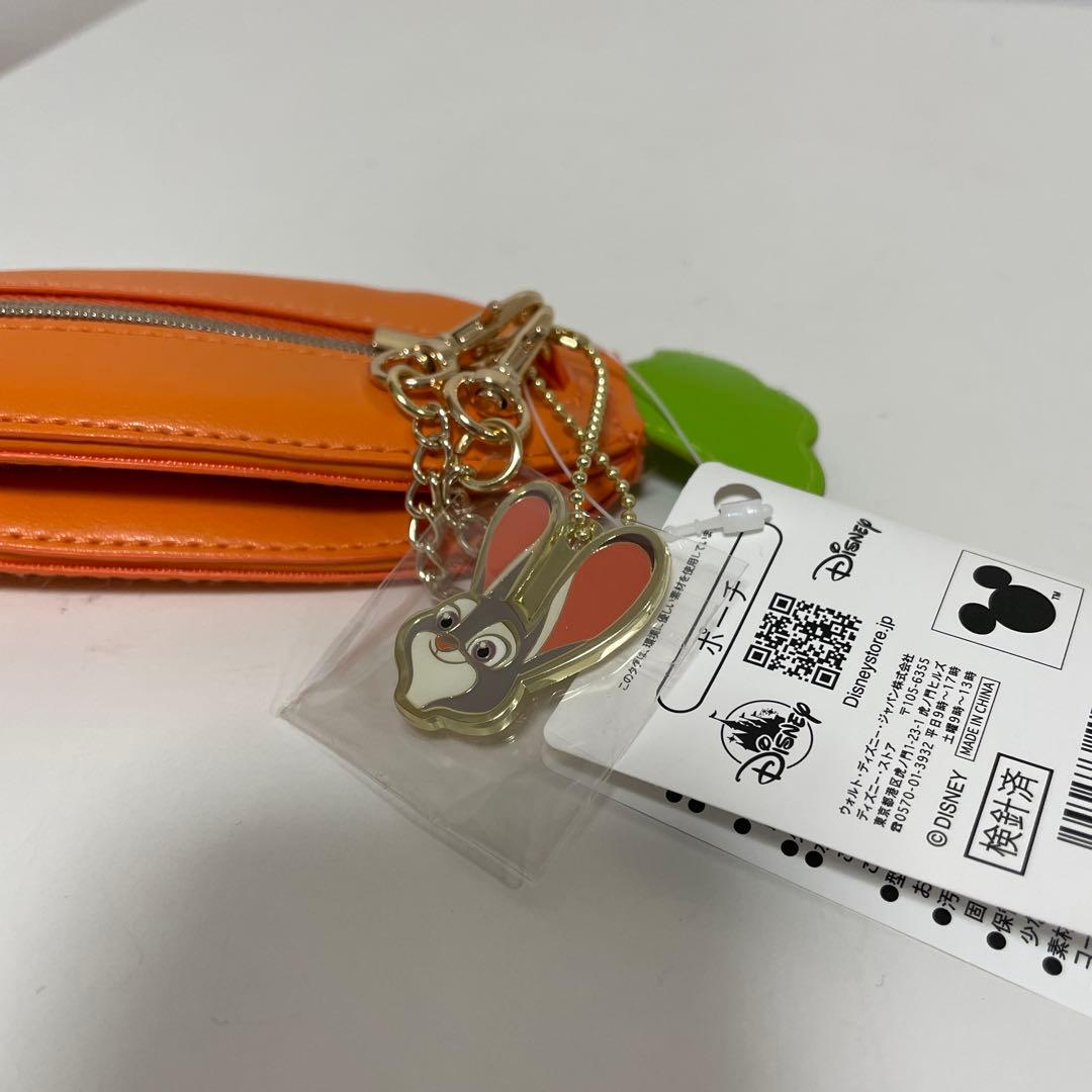 ジュディ ホップス ポーチ チャーム付き ニンジン型レコーダーペン 未