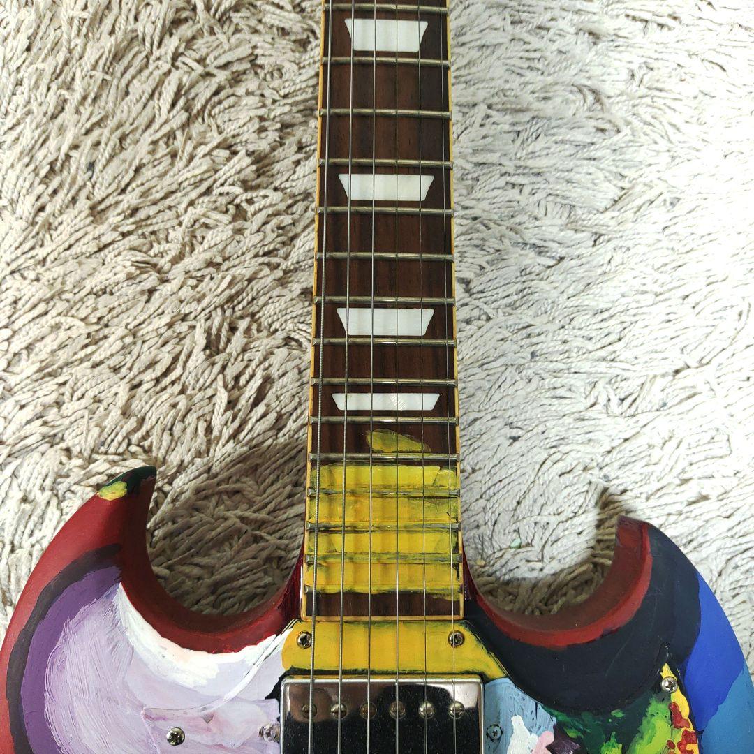 【ジャンク】photogenic エレキギター フォトジェニック　ペイント