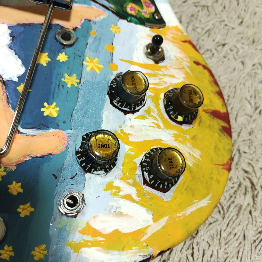 【ジャンク】photogenic エレキギター フォトジェニック　ペイント