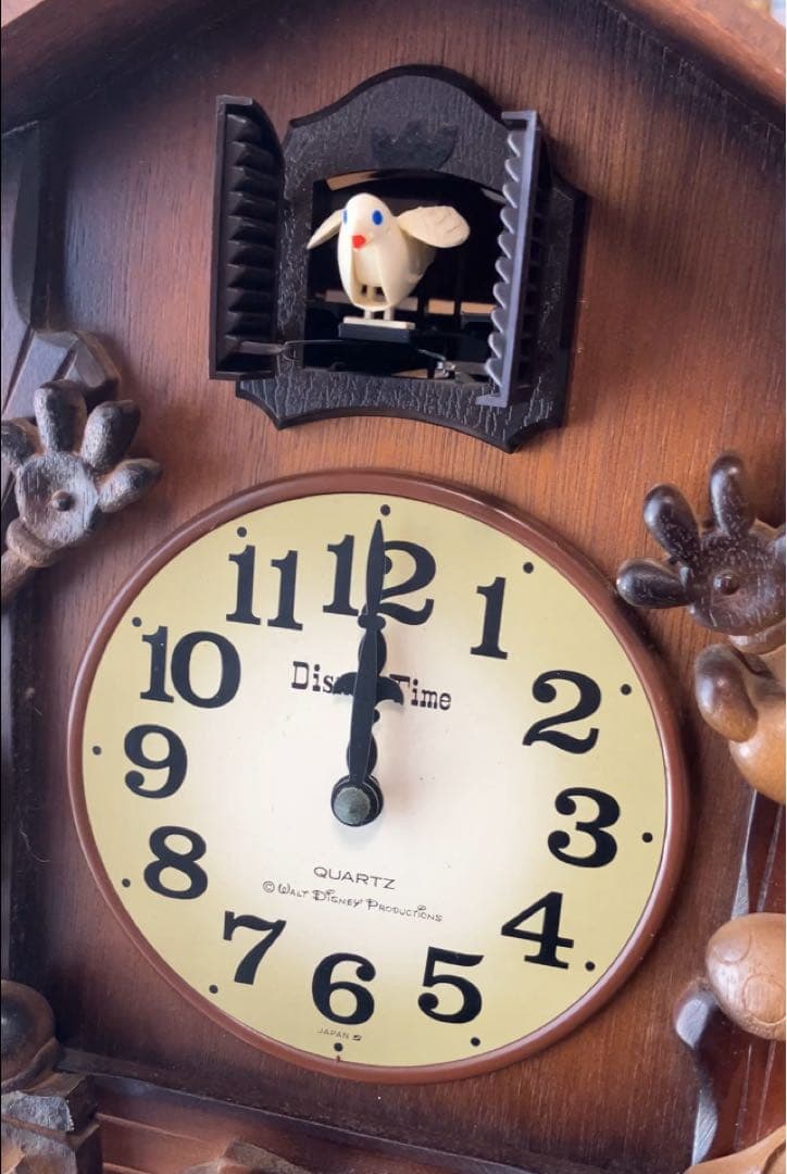 ディズニー ミッキー ミニー SEIKO レトロ 鳩時計 壁掛け時計 - メルカリ