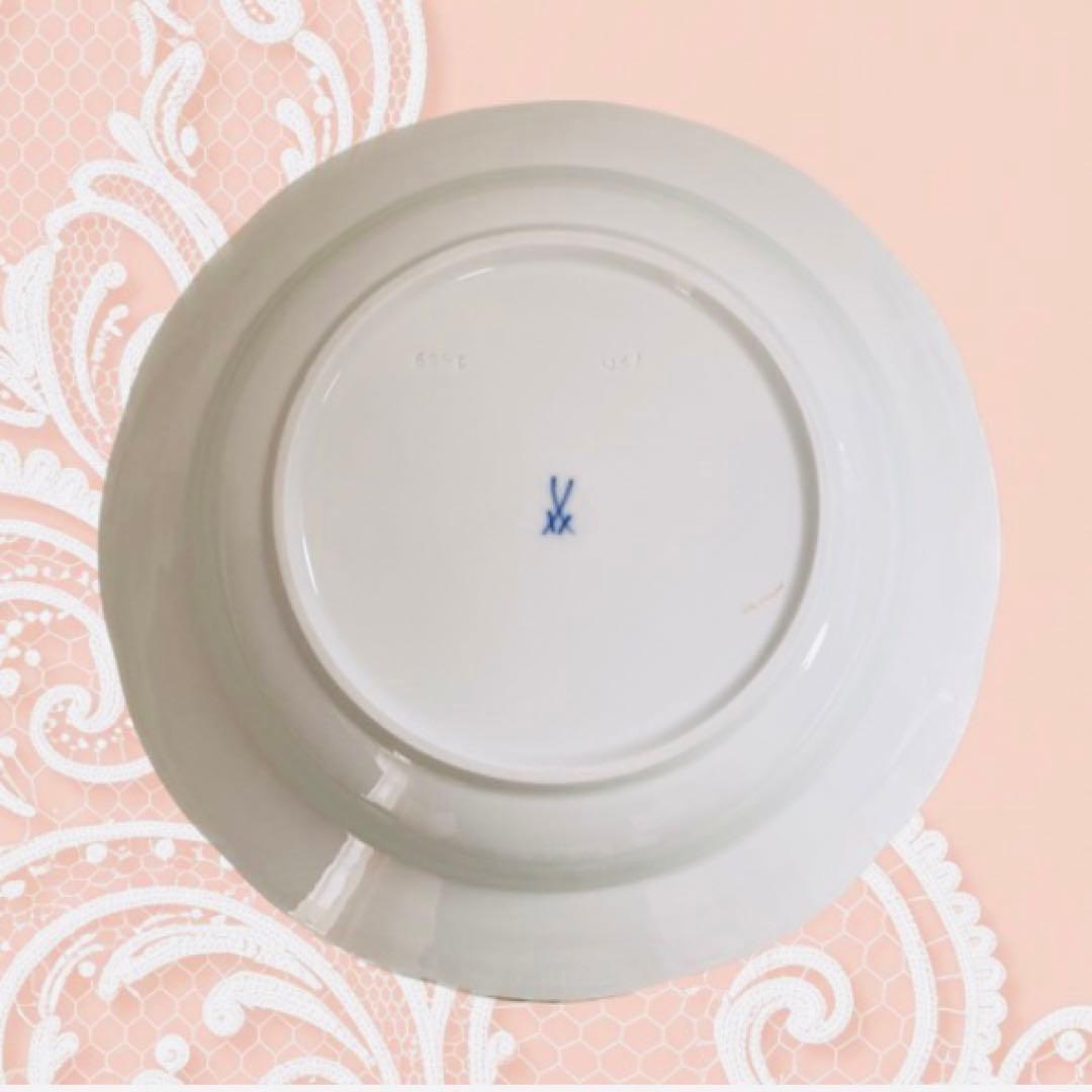 美品　未使用　MEISSEN マイセン　皿　プレート　23cm 小花