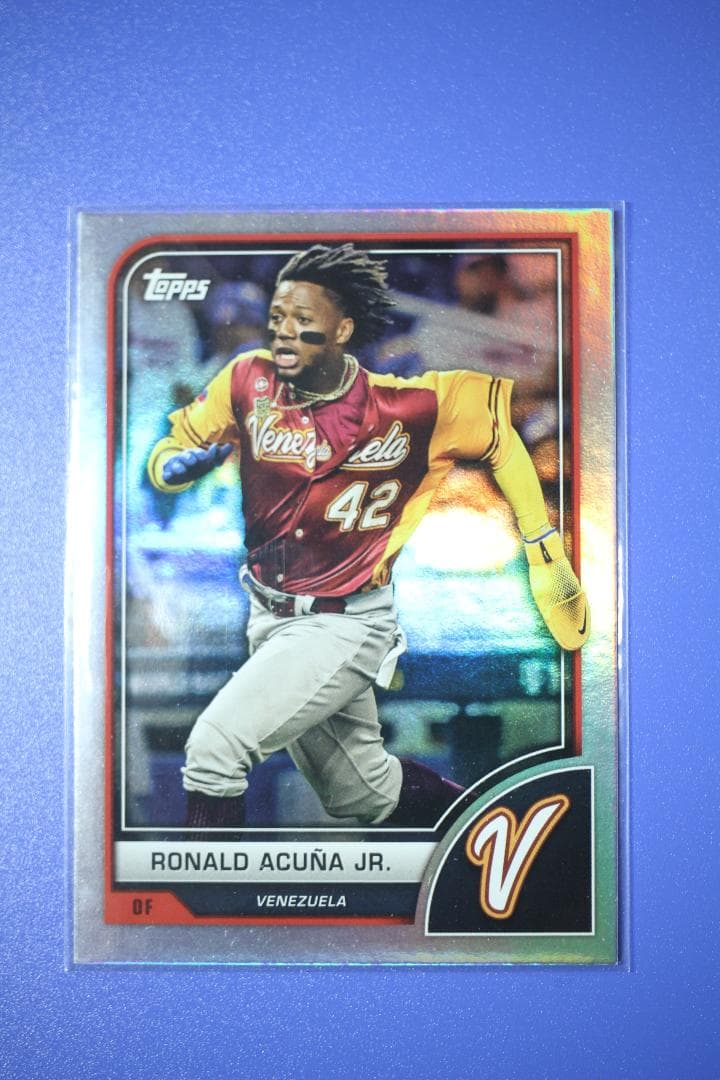 2023 topps WBC ロナルド・アクーニャJr. Baseカード - メルカリ
