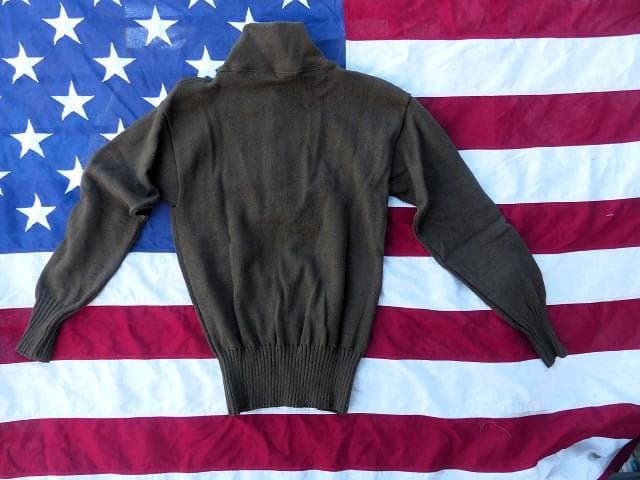 1994\" デッド！ 米軍実物 ５ボタンセーター Ｍ ヘンリーネック 85