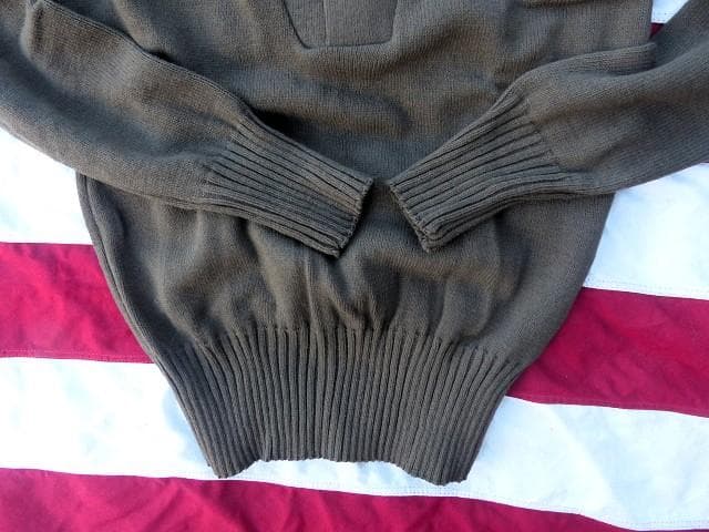 1994\" デッド！ 米軍実物 ５ボタンセーター Ｍ ヘンリーネック 85