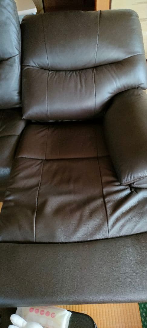 ヤマダオリジナル 電動リクライニングソファ YES140001DBR3P/L25