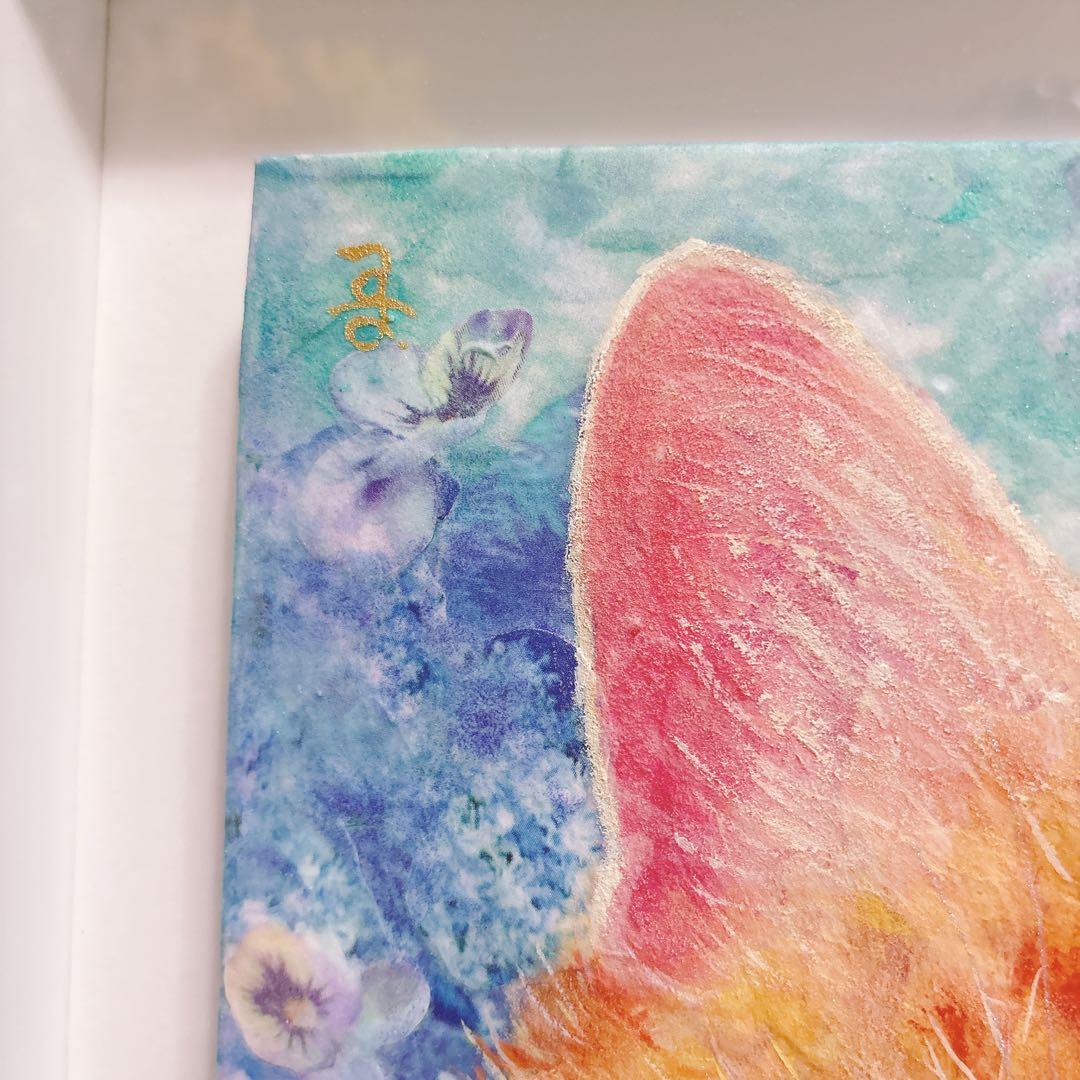 画家・福嶋吾然有さん作 原画 チャトラ 猫 ねこ - メルカリ