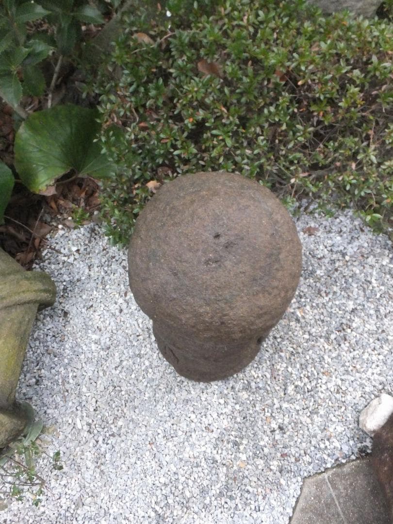 自然石灯篭・野竹林風石灯篭】庭石オブジェ箱庭苔玉水石日本庭園