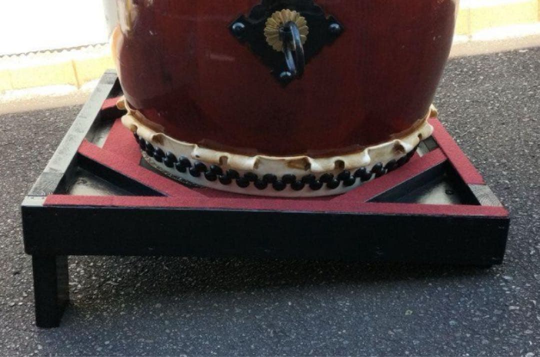 長胴太鼓　桶胴太鼓　平打ち　立奏台