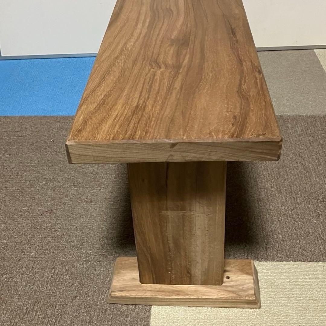 ケヤキのベンチ　一枚モノ