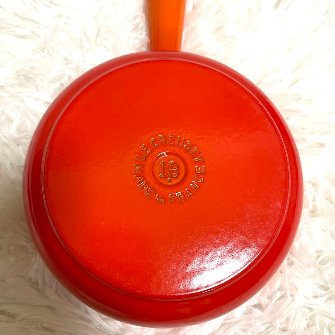 LE CREUSET ルクルーゼ　ソースパン18cm オレンジ