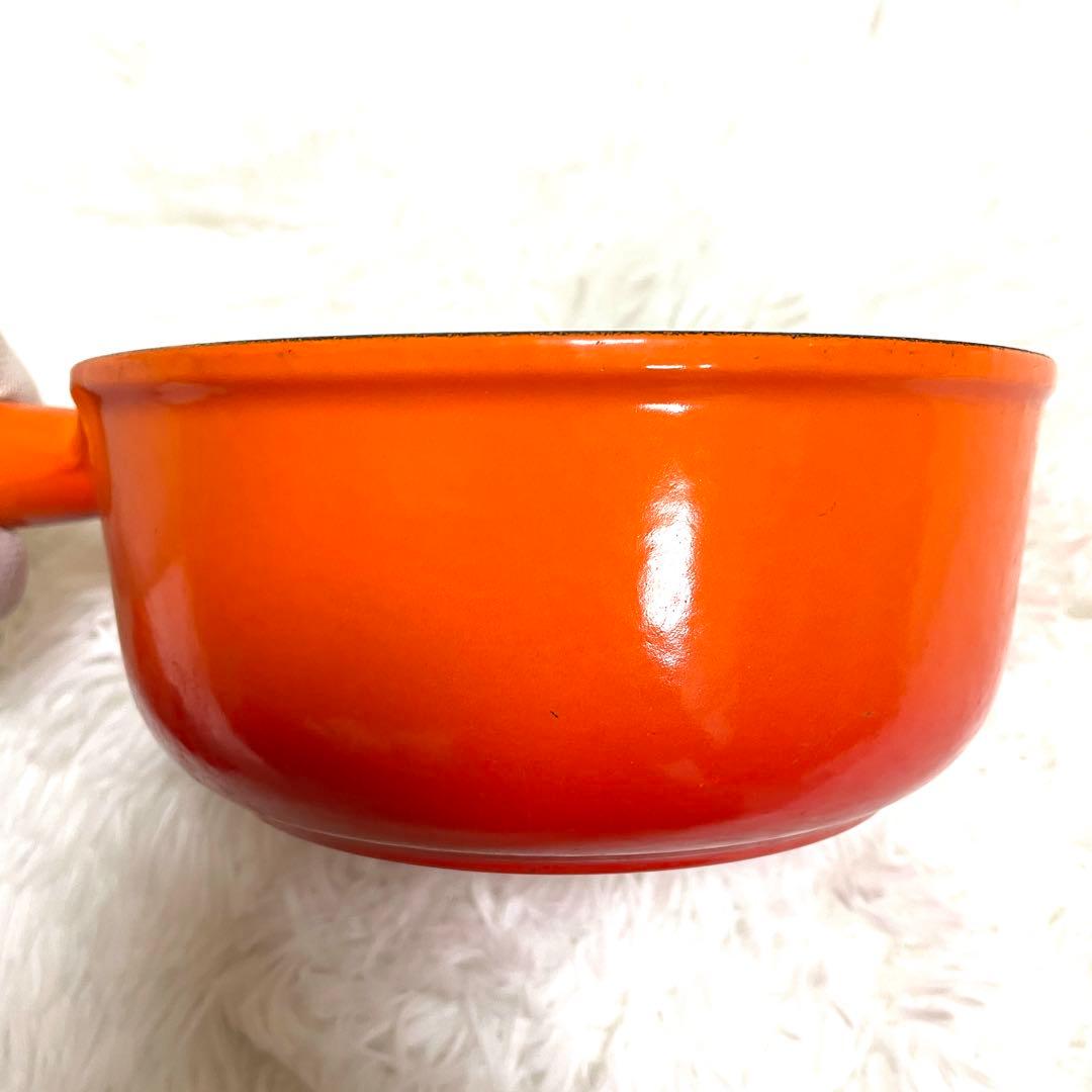 LE CREUSET ルクルーゼ　ソースパン18cm オレンジ