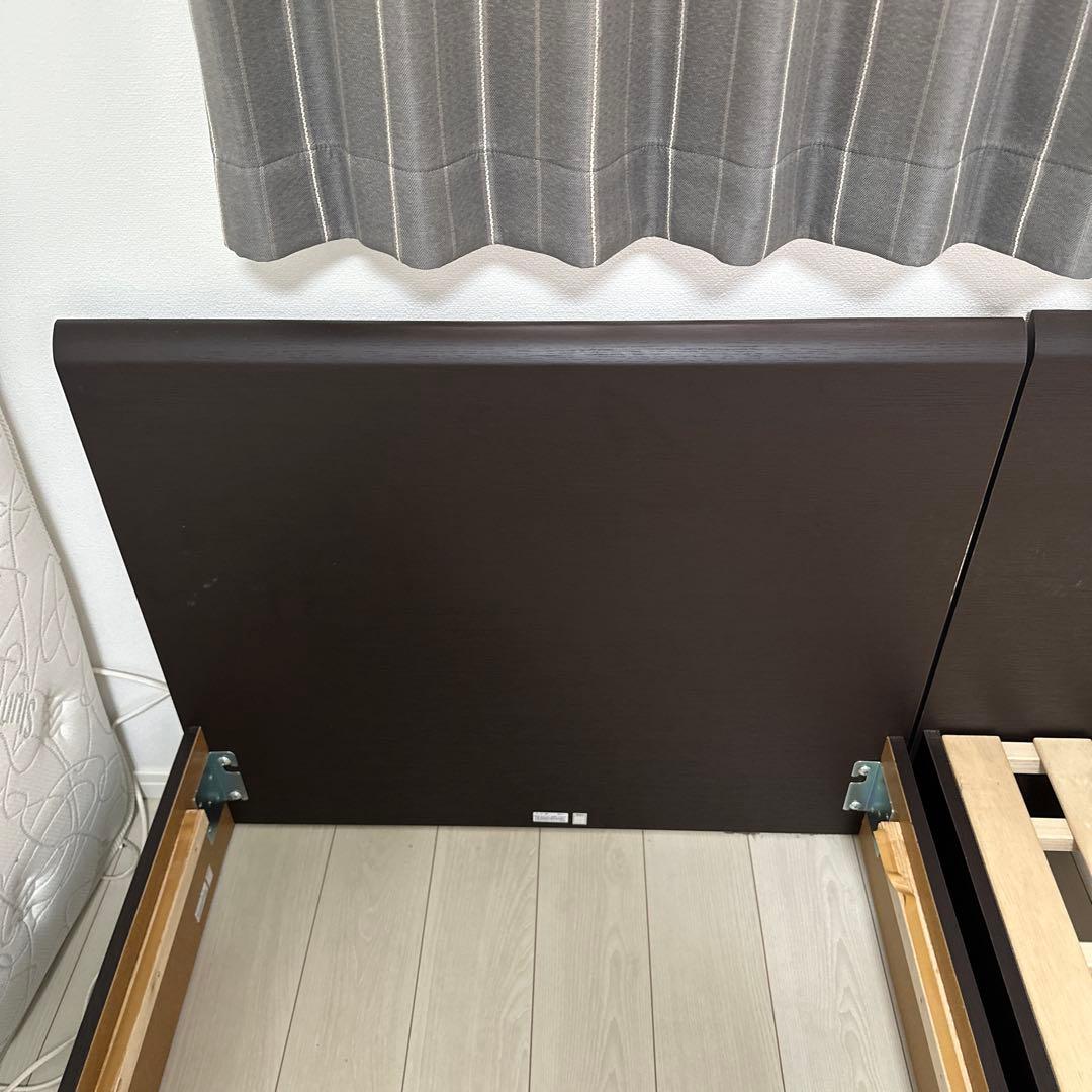 フランスベッド　シングルベッドフレーム×2 キングサイズ