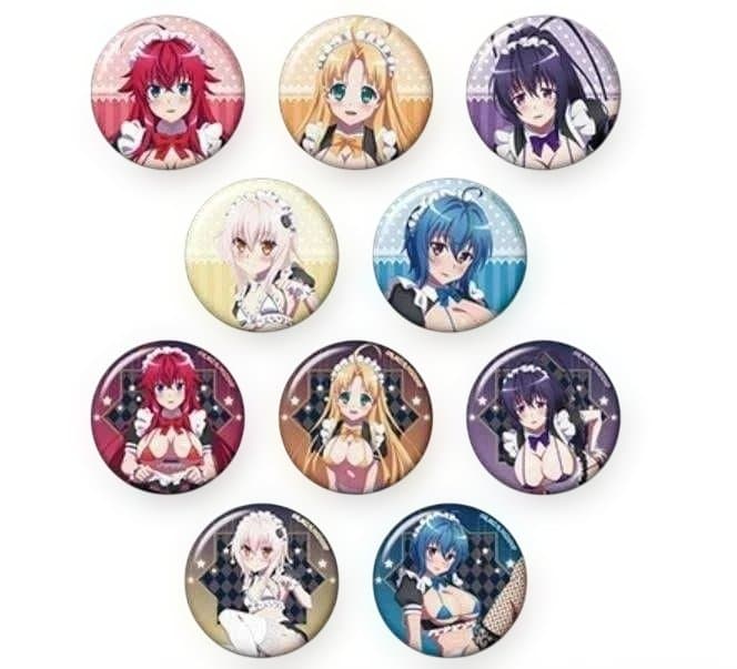 ハイスクールD×D HERO 缶バッジ セクシーメイド 塔城小猫 16点