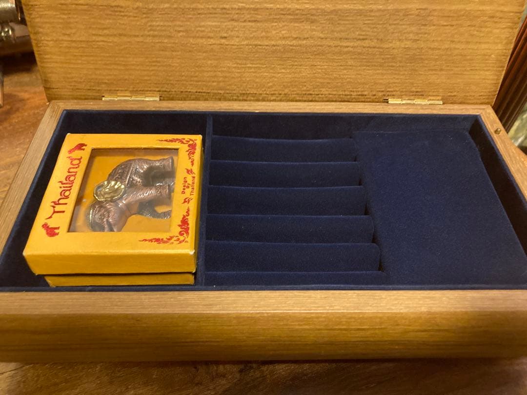 象の彫刻 木製オルゴール99 Products 象の置物セット