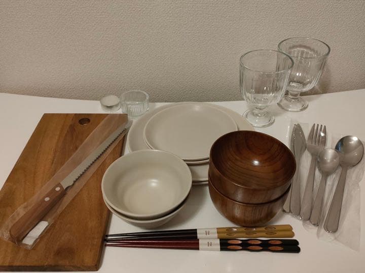 水切りバスケット2段スリム,食器類2客セット