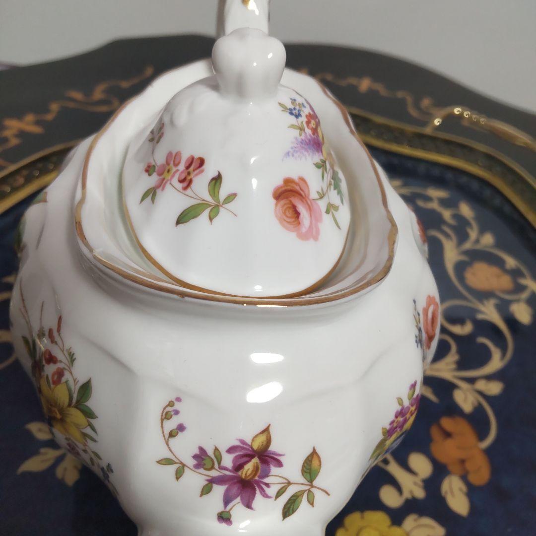 ハマースレイ　フラワー　ティーポット ヴィンテージ 英国 レア