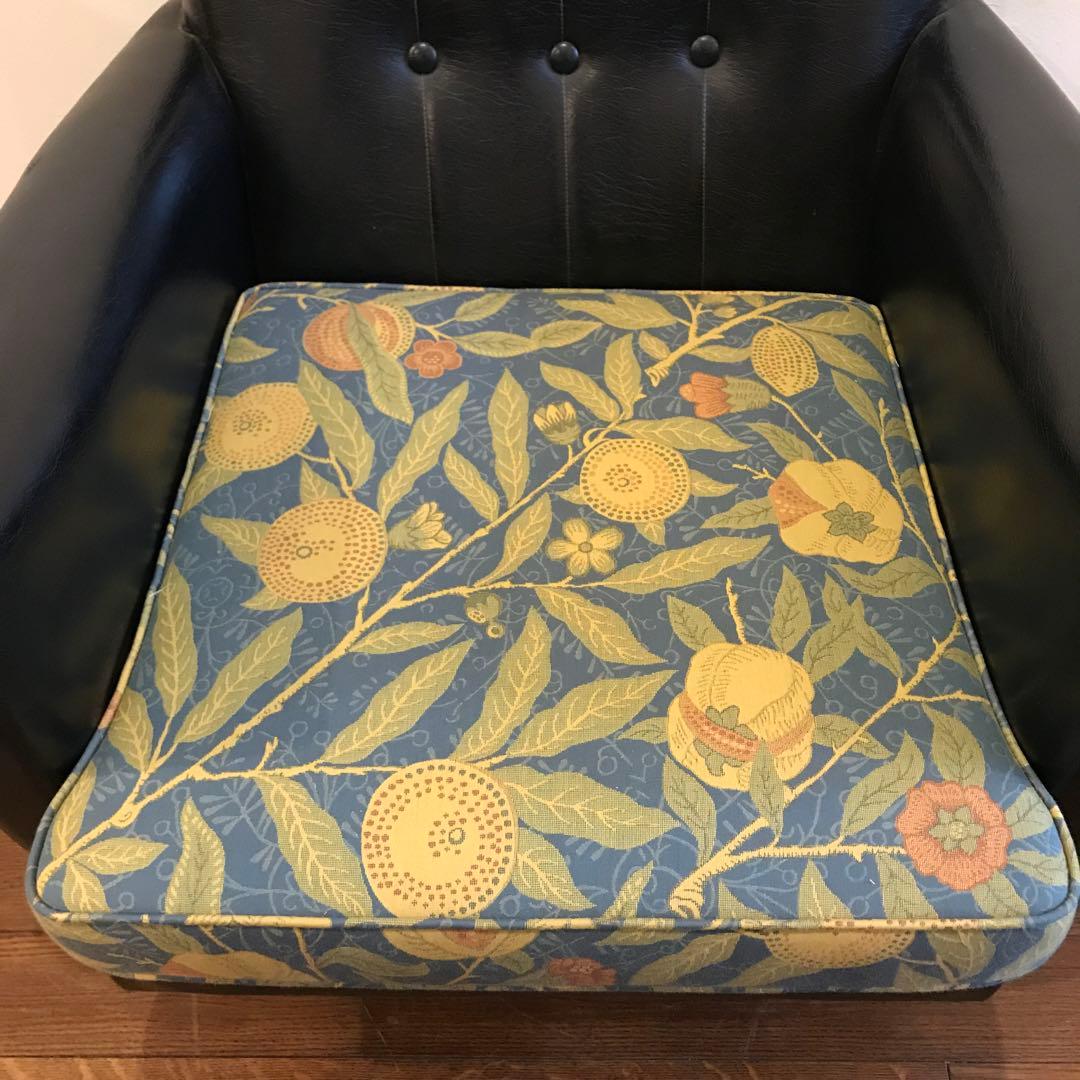 Karimoku × William Morris 1人掛けソファ